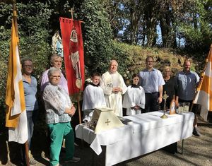 Priesterjubiläum Werner Gutheil mit Sektempfang